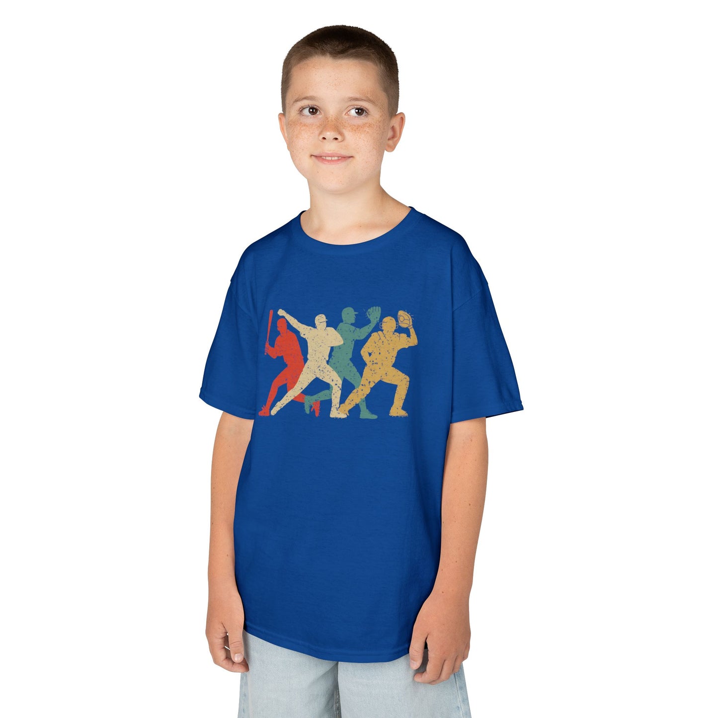 Kids' Baseball Shadows T-Shirt - 13 colors