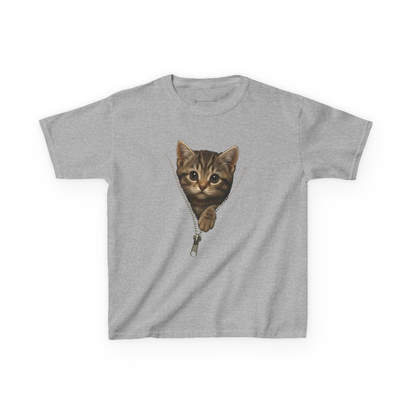 Kids' Peeking Kitten T-shirt - 14 colors