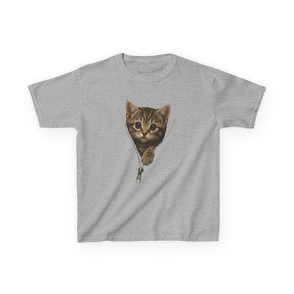 Kids' Peeking Kitten T-shirt - 14 colors