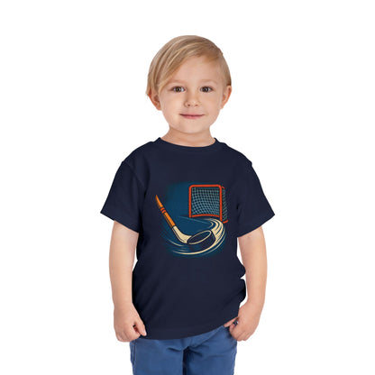 Hockey Slapshot Cute Toddler Tee - 8 colors
