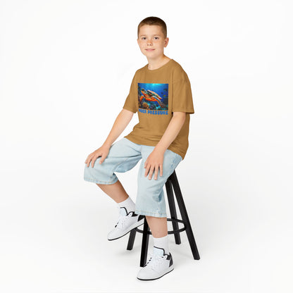 Kids' Under Pressure Sea Turtle T-shirt - 15 colors