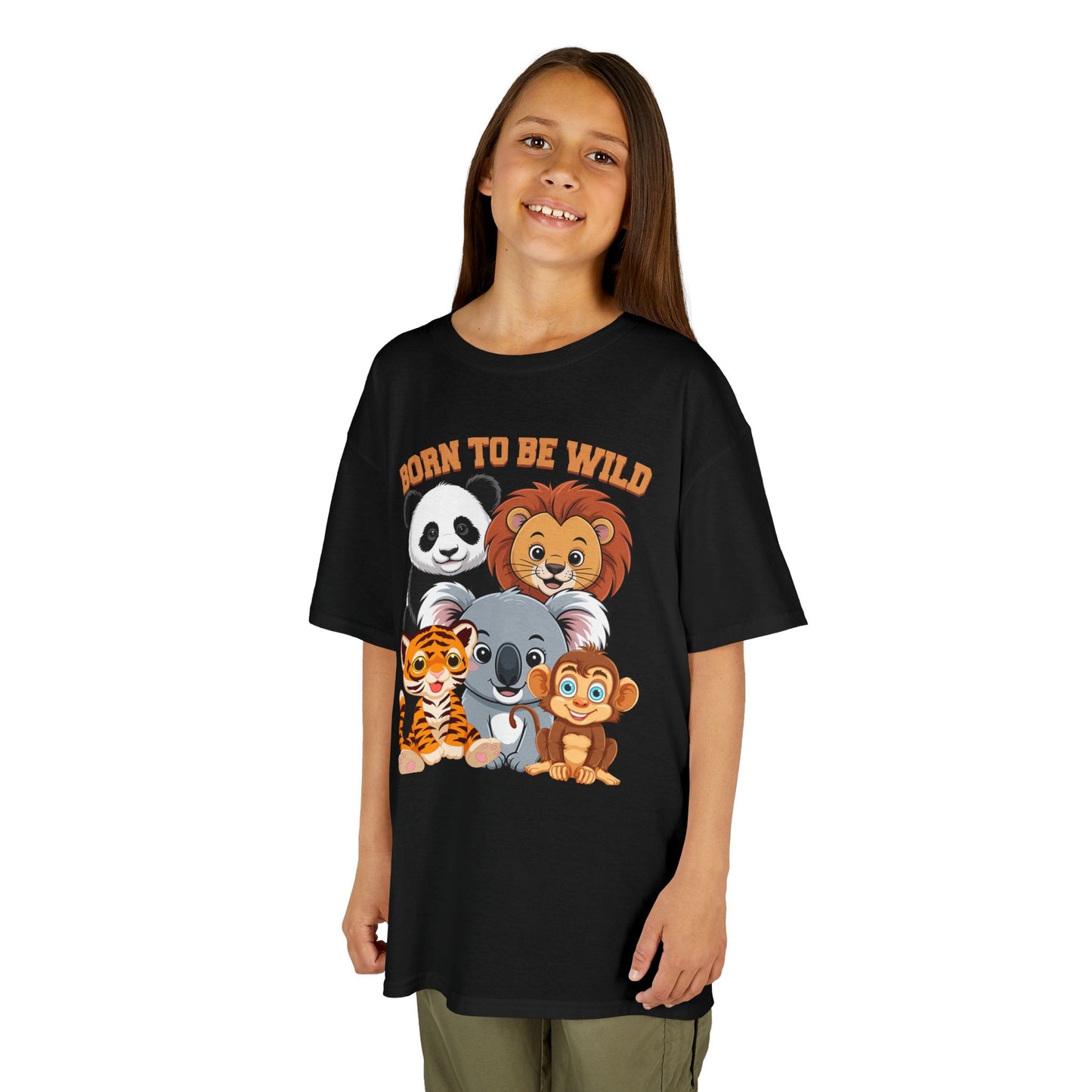 Kids' Born to Be Wild Animal Friends T-Shirt - 18 colors