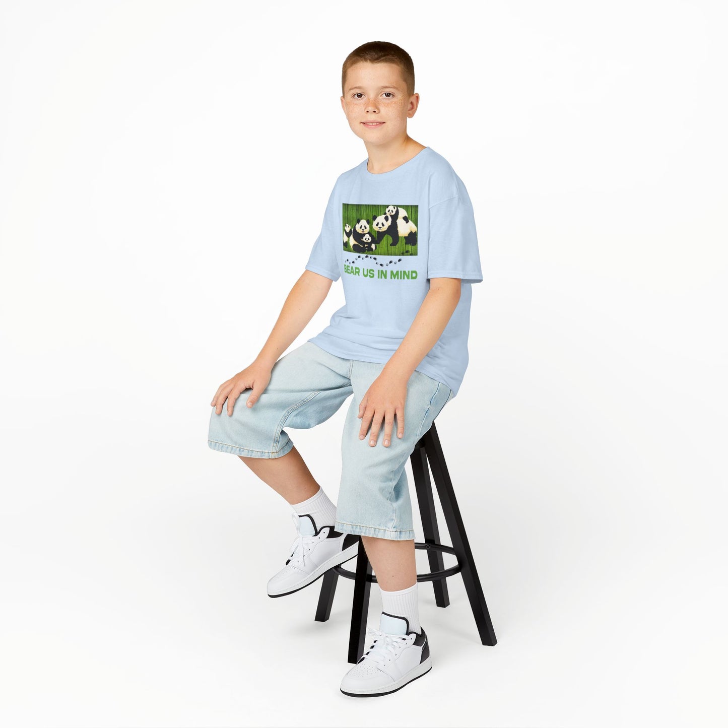 Kids' Bear Us In Mind Panda T-Shirt - 15 colors