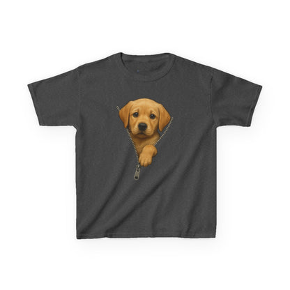Kids' Peeking Puppy T-shirt - 15 colors