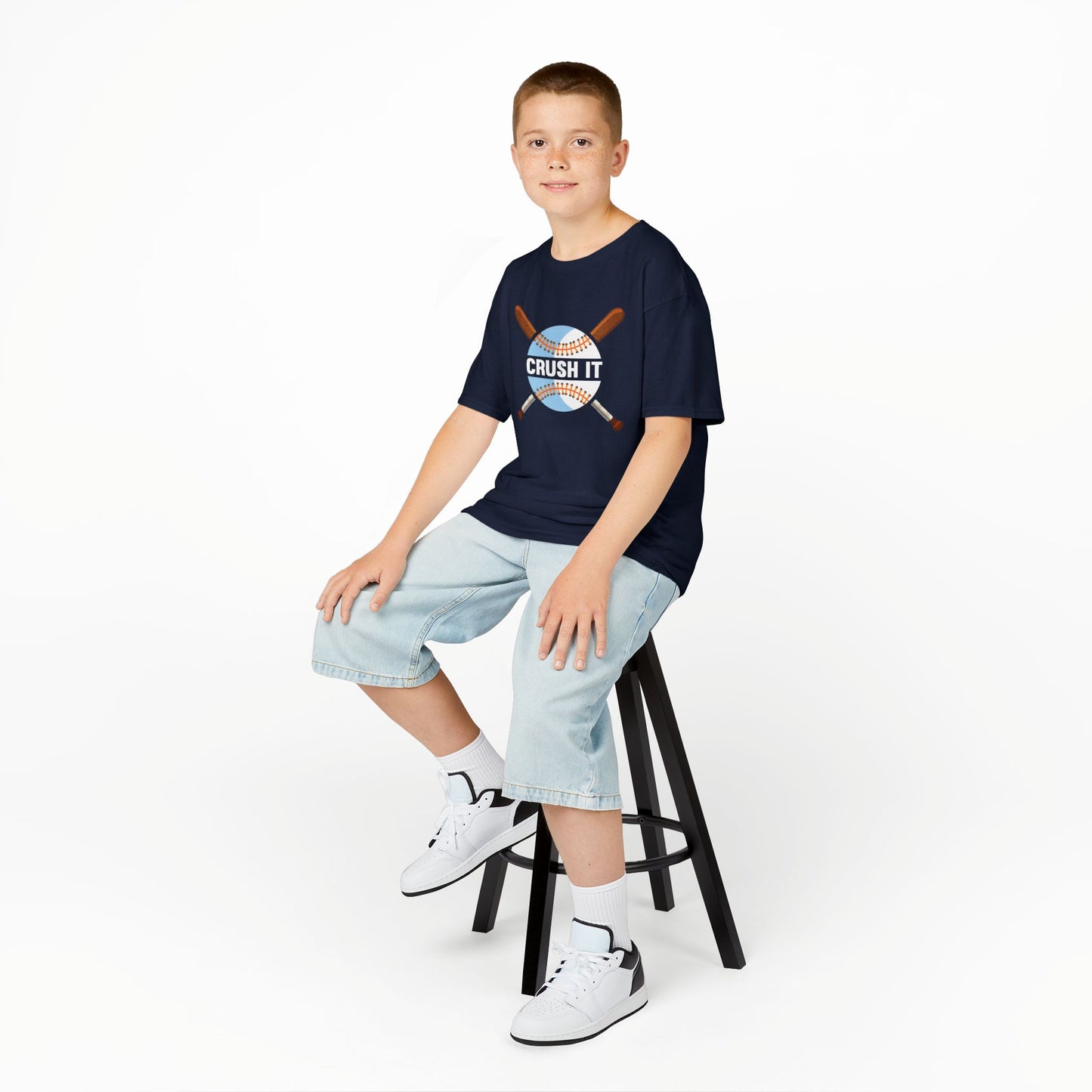 Kids' Crush It Baseball T-Shirt - 8 colors