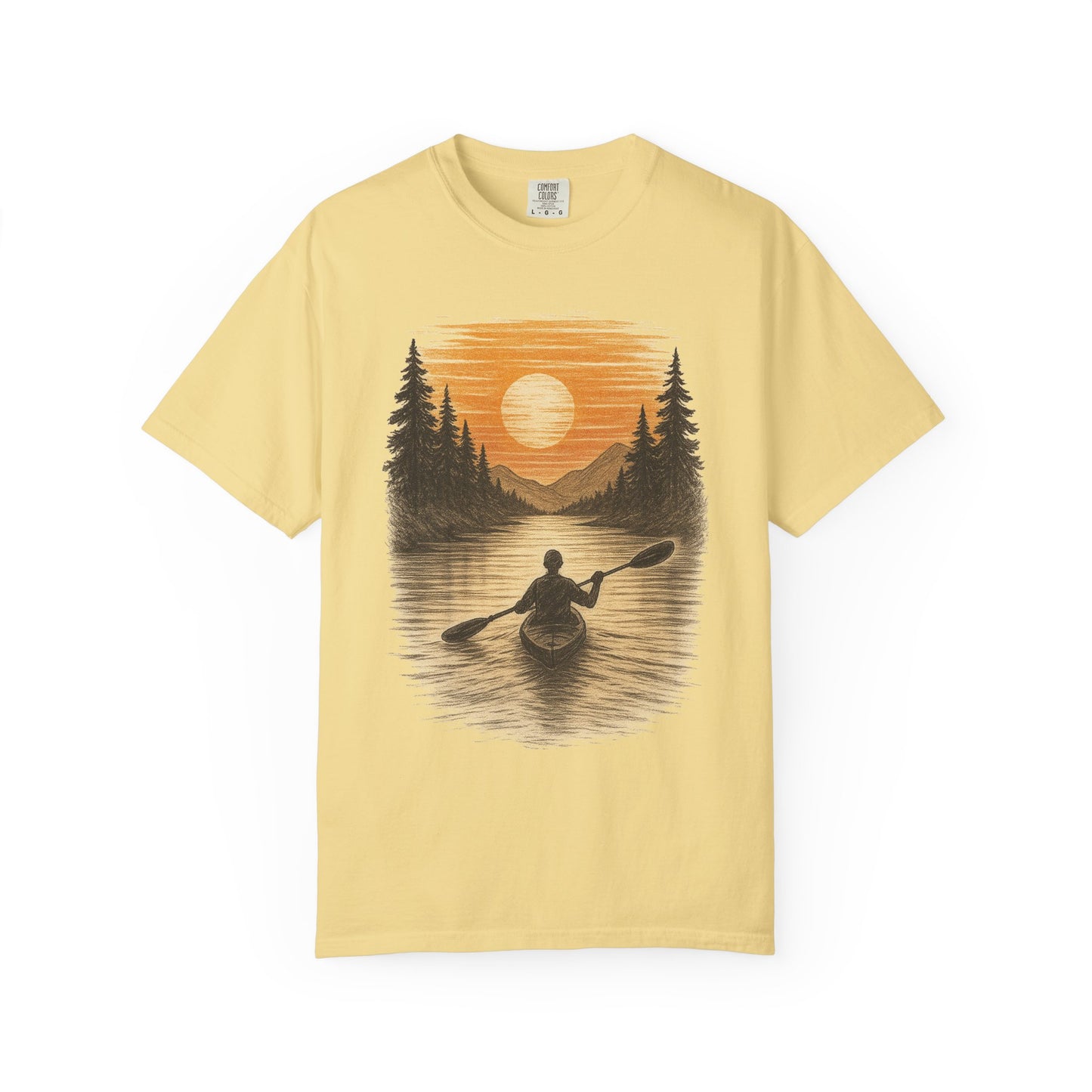 Sunset Kayak Unisex T-Shirt - 11 colors