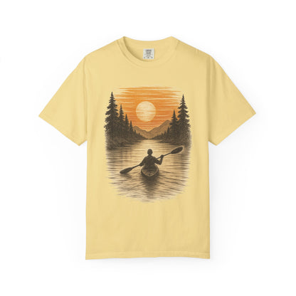 Sunset Kayak Unisex T-Shirt - 11 colors