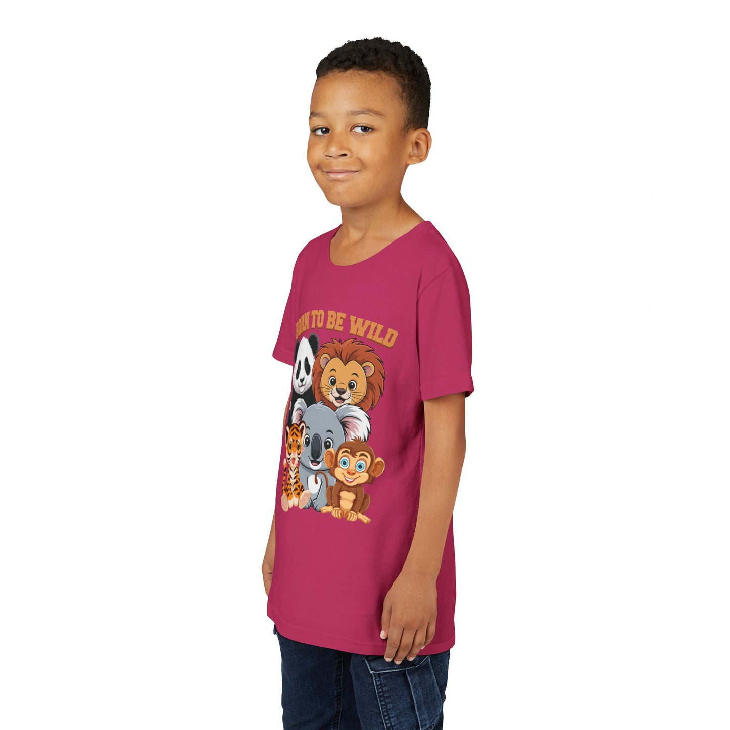 Born to Be Wild Animal Friends Kids T-Shirt