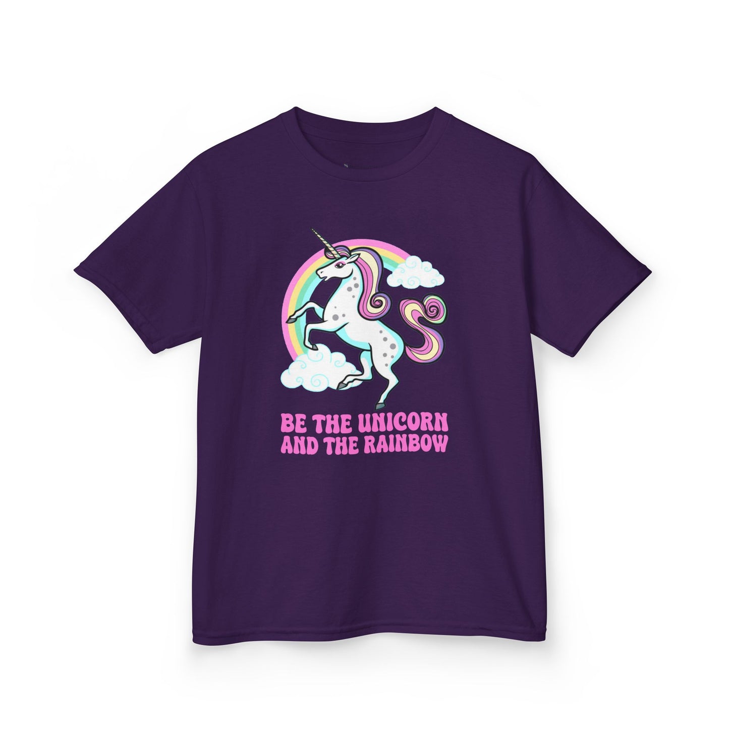 Kids' Be The Unicorn and The Rainbow T-Shirt - 17 Colors