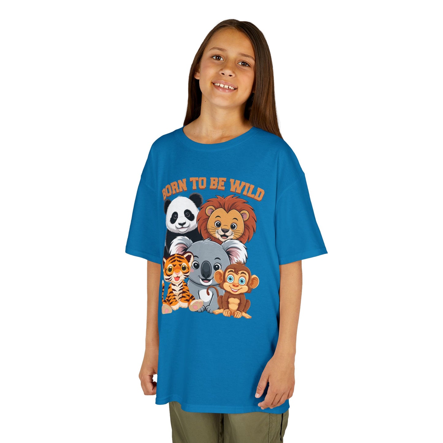 Kids' Born to Be Wild Animal Friends T-Shirt - 18 colors