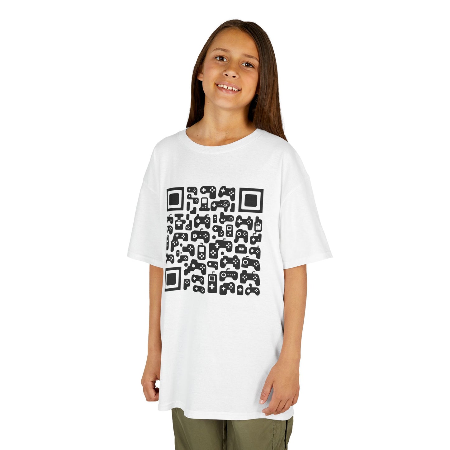 Kids' Gaming QR Code T-shirt - 7 colors
