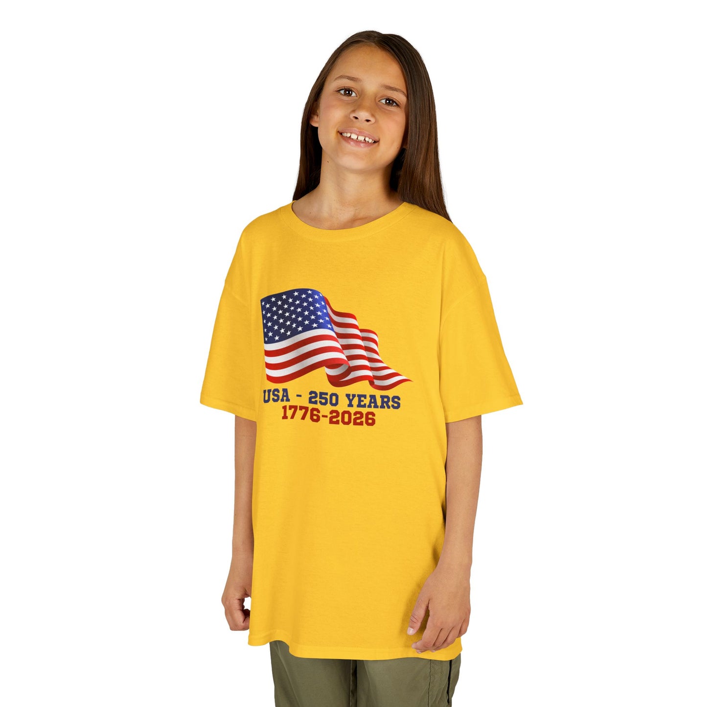 Kids' USA 250 Years Birthday 1776-2026 T-shirt - 15 colors
