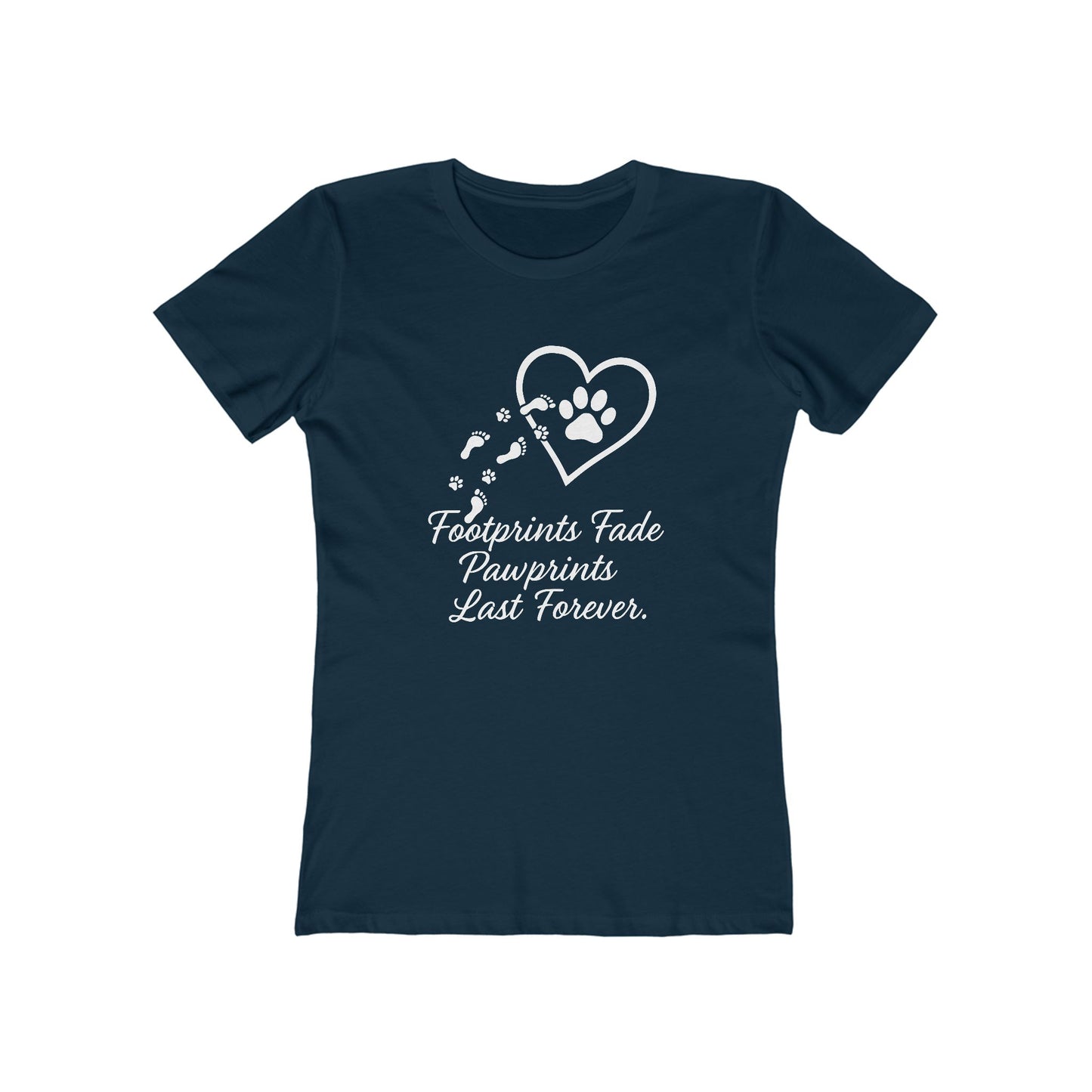 Women's Pawprints Last Forever T-Shirt - 9 colors