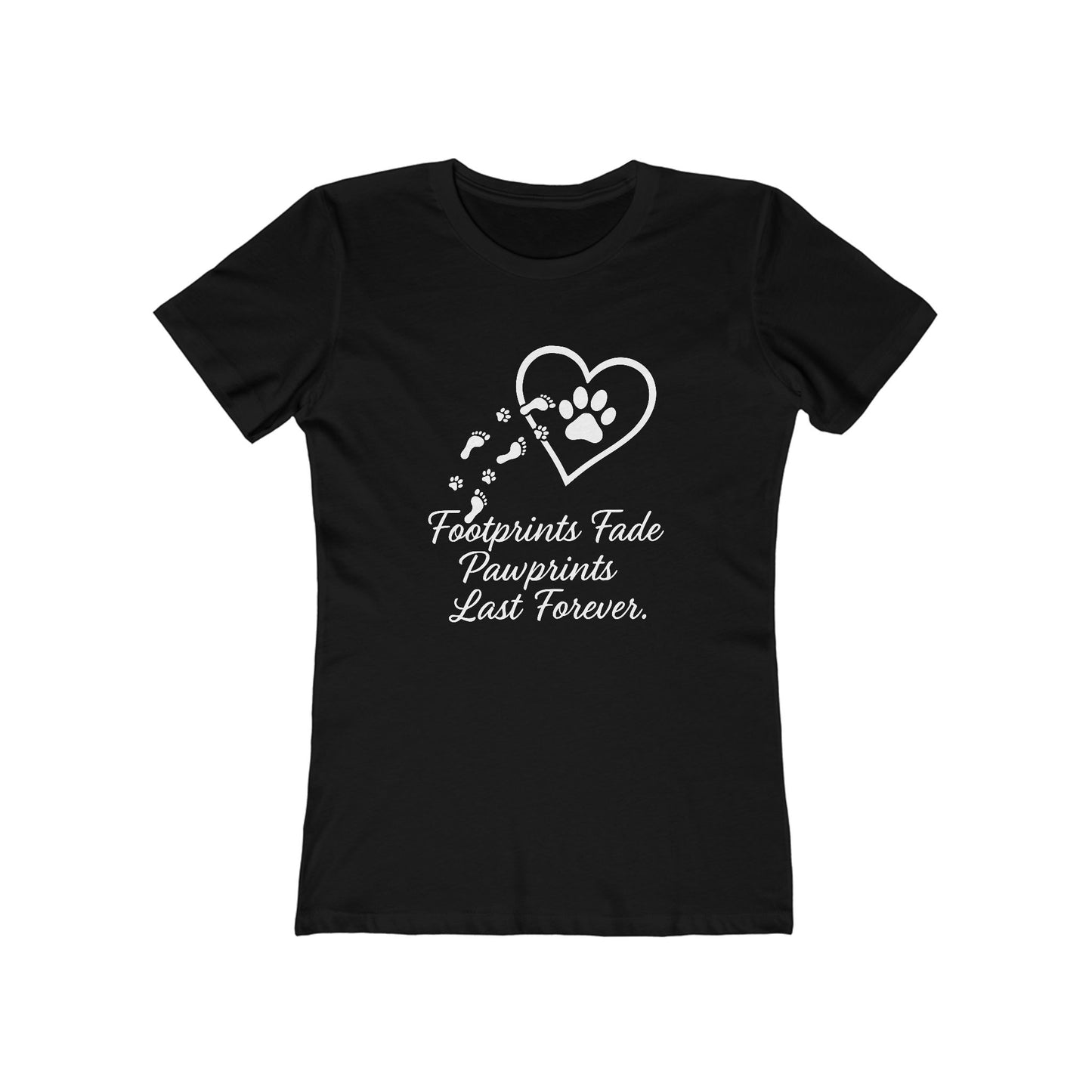 Women's Pawprints Last Forever T-Shirt - 9 colors