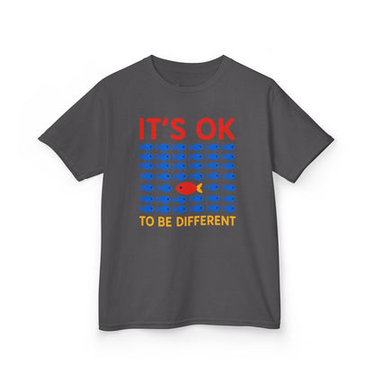 Kids' It's OK To Be Different Fishy Friends T-Shirt - 15 colors