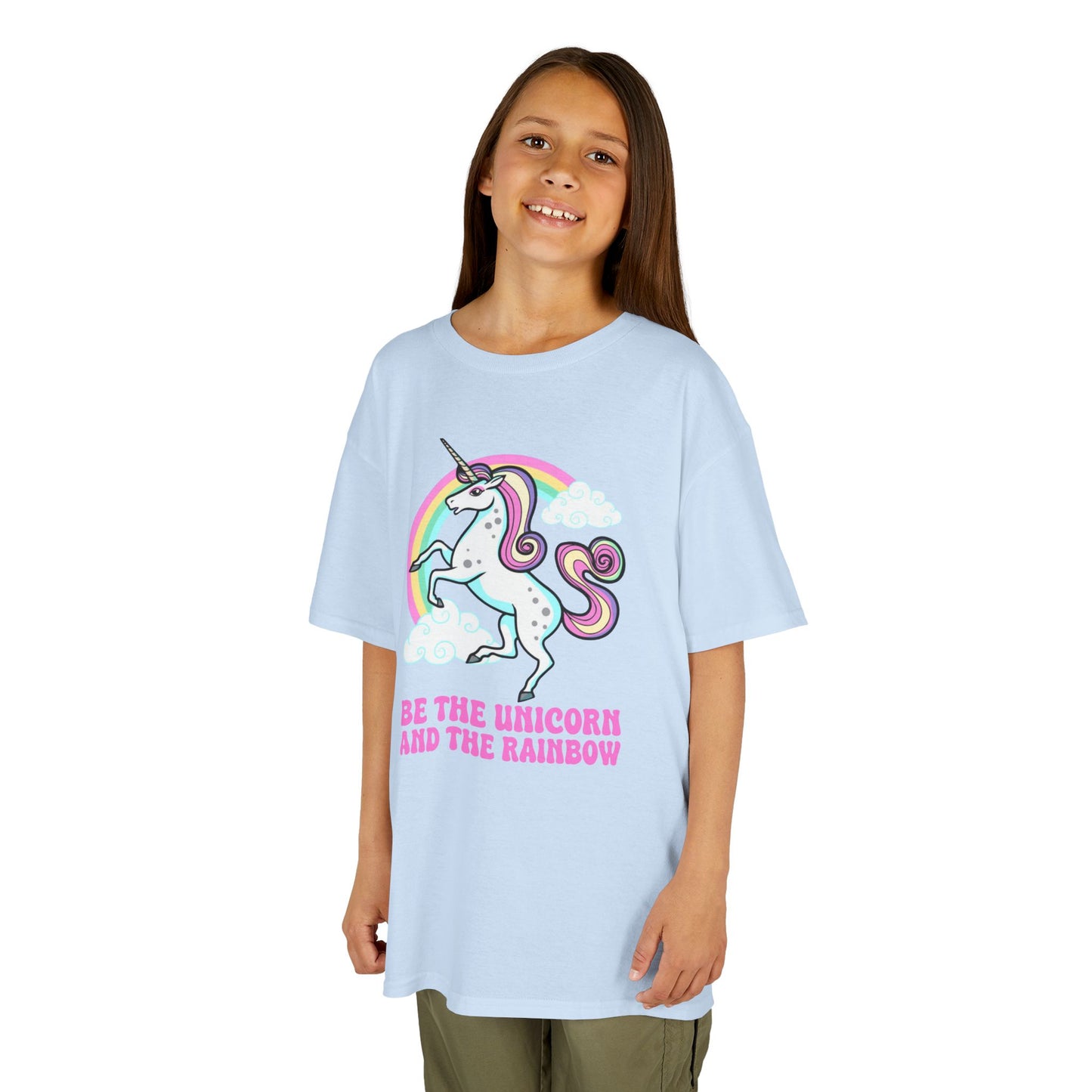 Kids' Be The Unicorn and The Rainbow T-Shirt - 17 Colors
