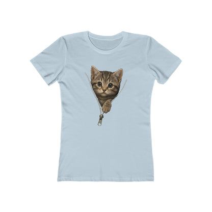 Women's Peeking Kitten T-Shirt - 12 colors