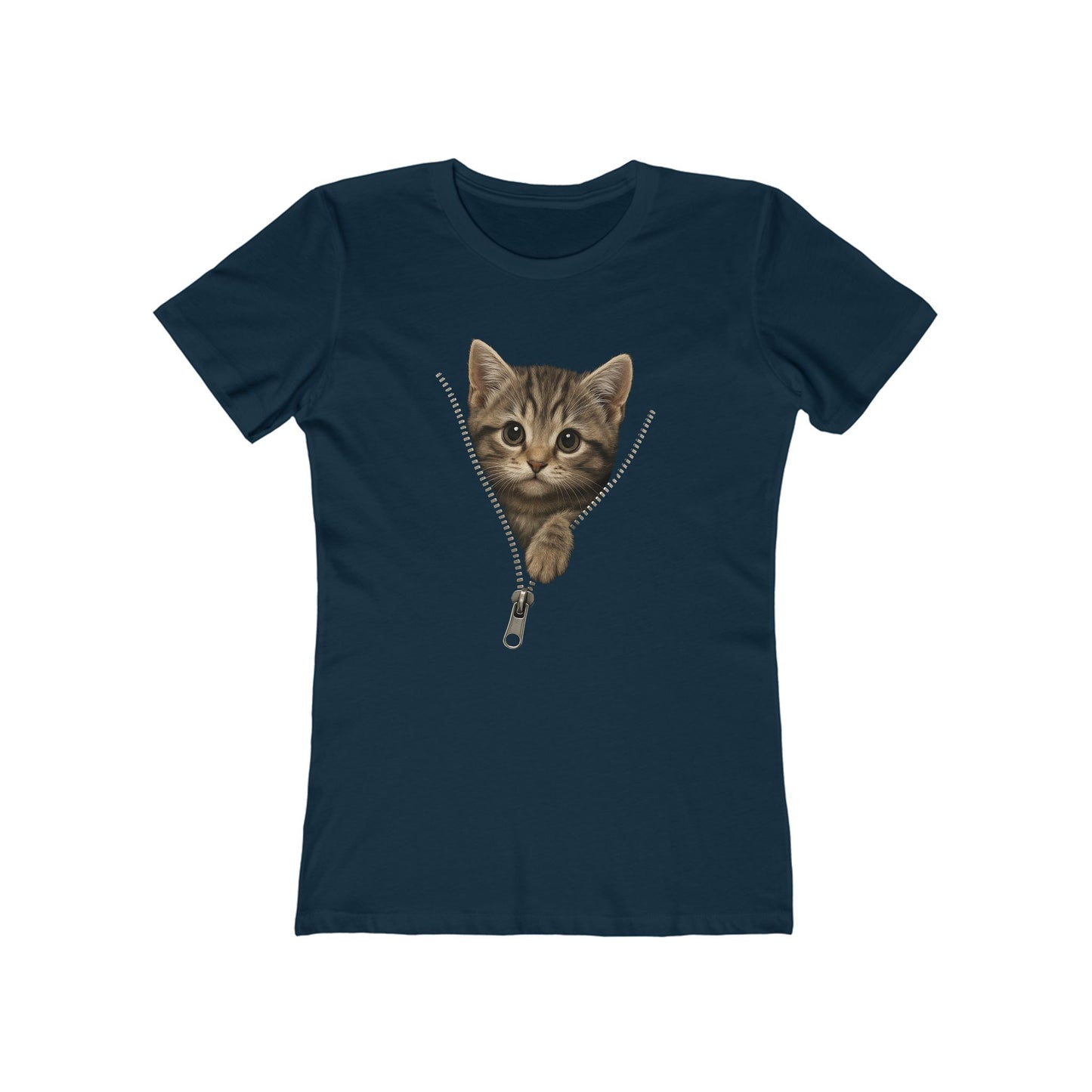 Women's Peeking Kitten T-Shirt - 12 colors