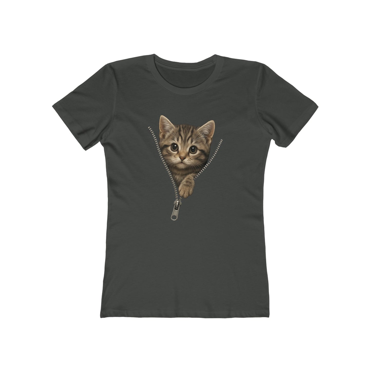 Women's Peeking Kitten T-Shirt - 12 colors