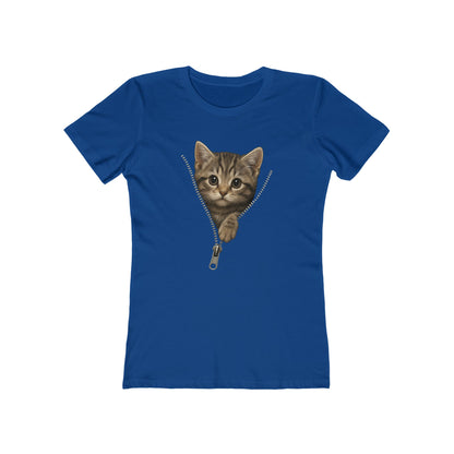 Women's Peeking Kitten T-Shirt - 12 colors