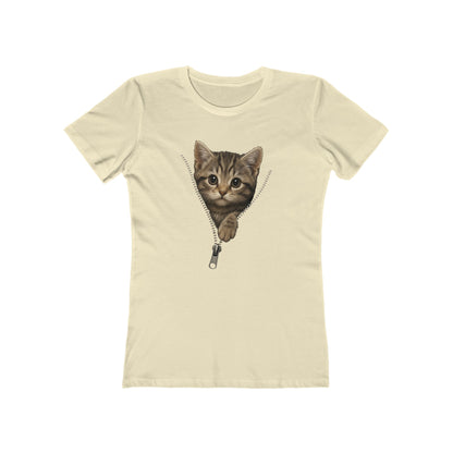 Women's Peeking Kitten T-Shirt - 12 colors