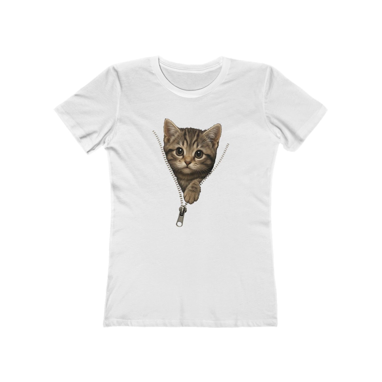 Women's Peeking Kitten T-Shirt - 12 colors