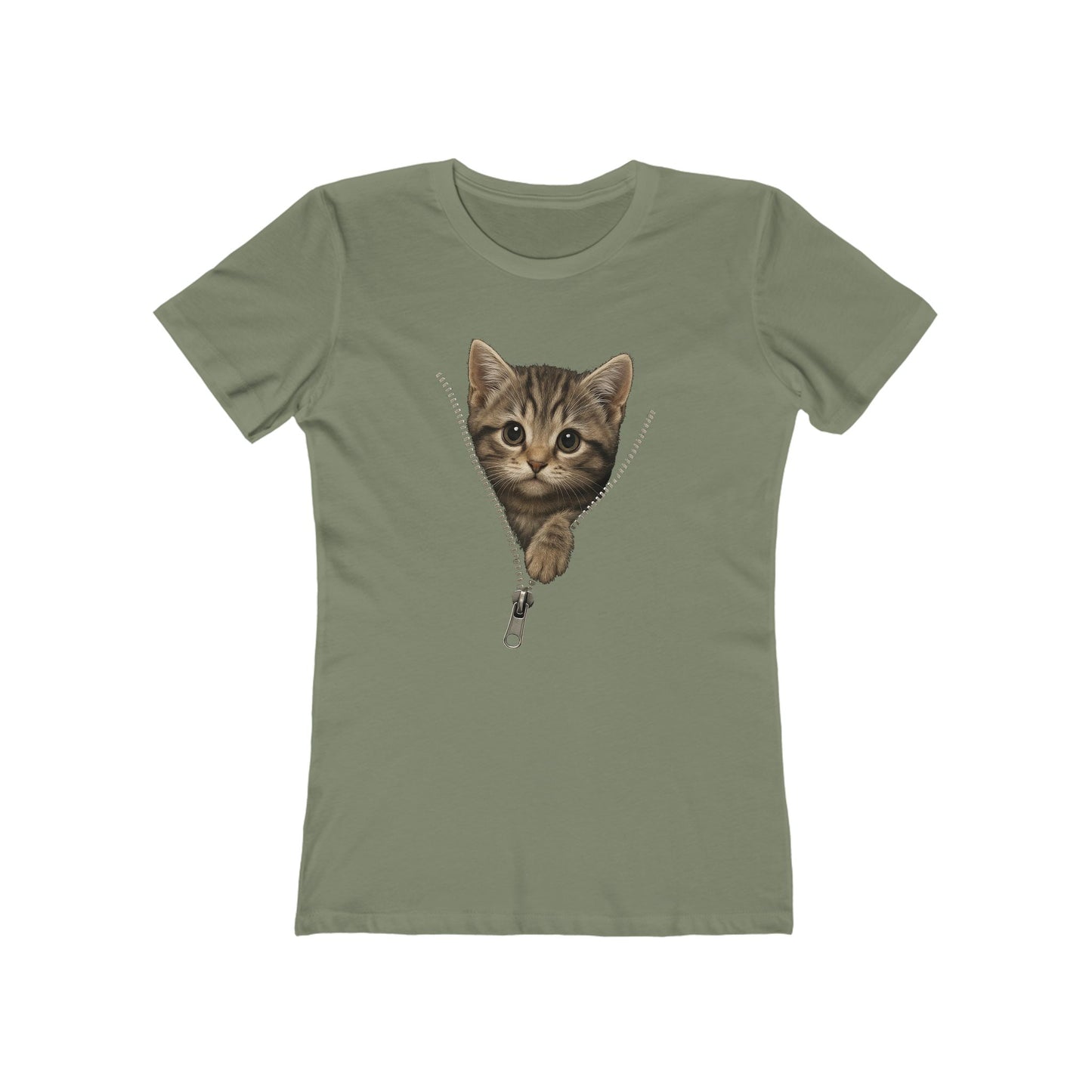 Women's Peeking Kitten T-Shirt - 12 colors
