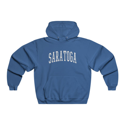 Saratoga Men's Hoodie, Cozy Sweatshirt, Lounge Wear