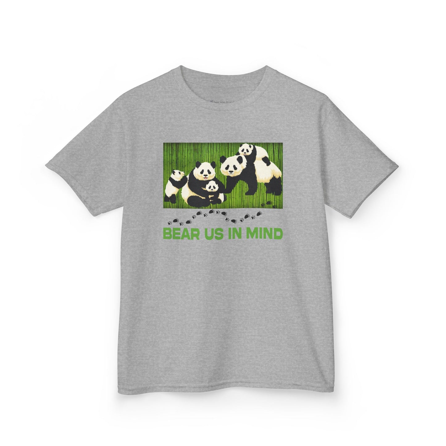 Kids' Bear Us In Mind Panda T-Shirt - 15 colors