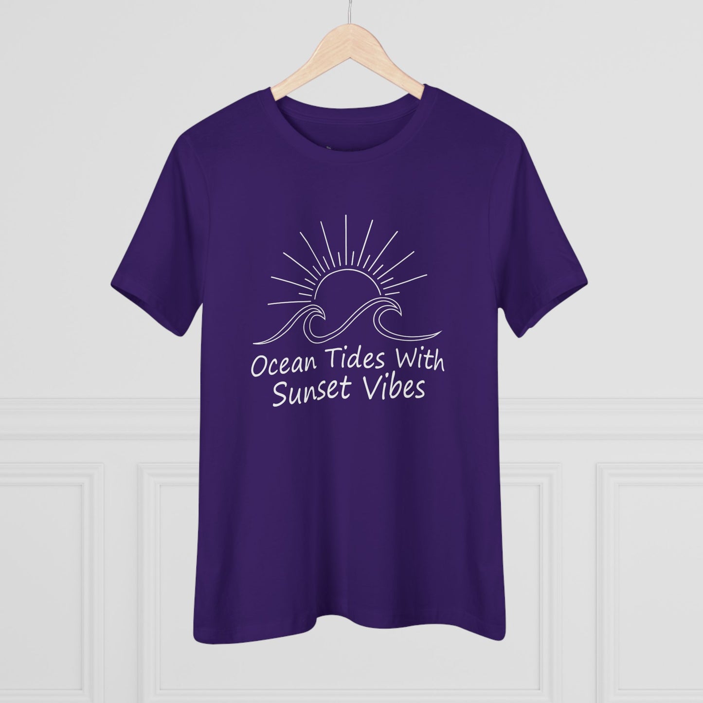 Women's Ocean Tides Sunset Vibes Semi-Relaxed T-Shirt - 8 colors