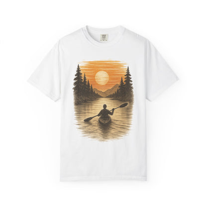 Sunset Kayak Unisex T-Shirt - 11 colors