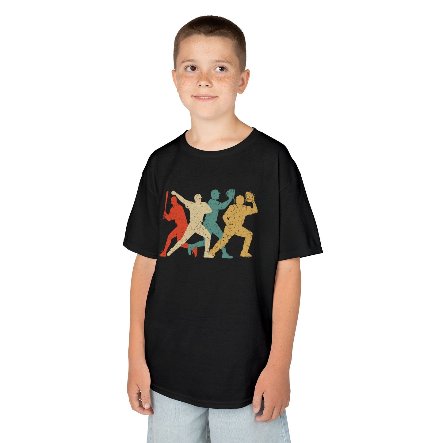 Kids' Baseball Shadows T-Shirt - 13 colors