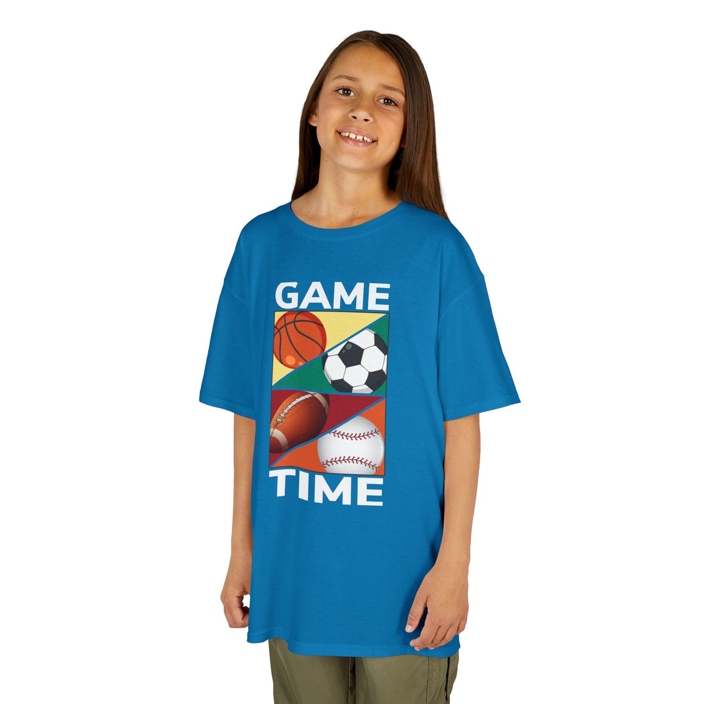 Kids' Sports Game Time T-Shirt - 16 colors