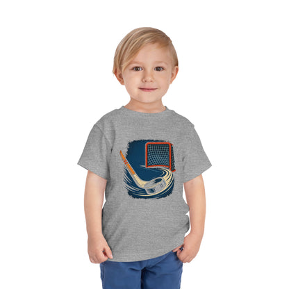 Hockey Slapshot Cute Toddler Tee - 8 colors