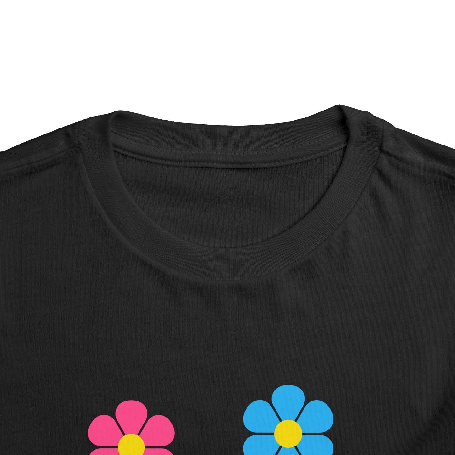 Girls' Smiley Cute Toddler Flower Tee - 10 colors