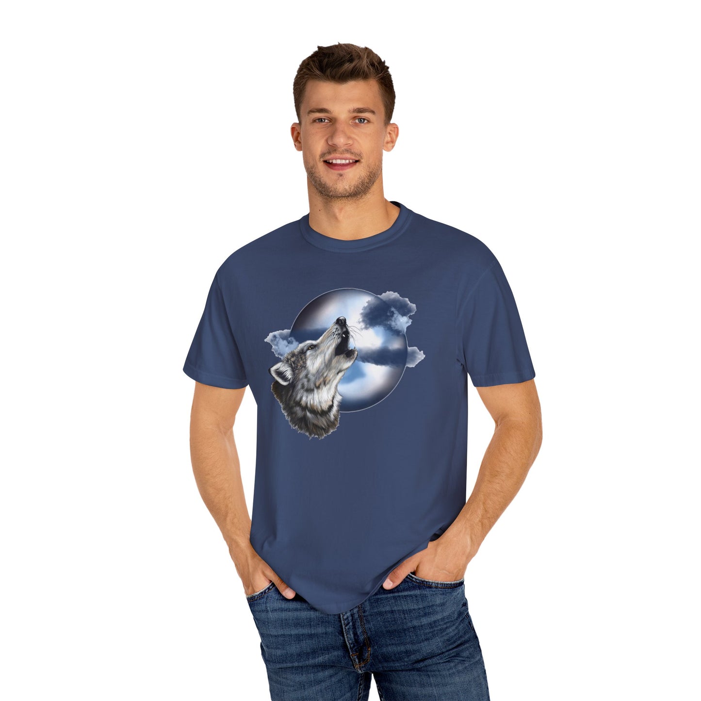 Howl at the Moon Lone Wolf T-Shirt - 13 colors