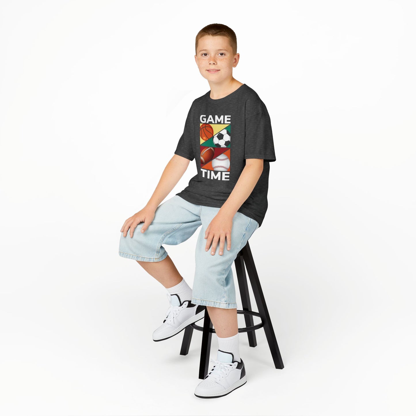 Kids' Sports Game Time T-Shirt - 16 colors