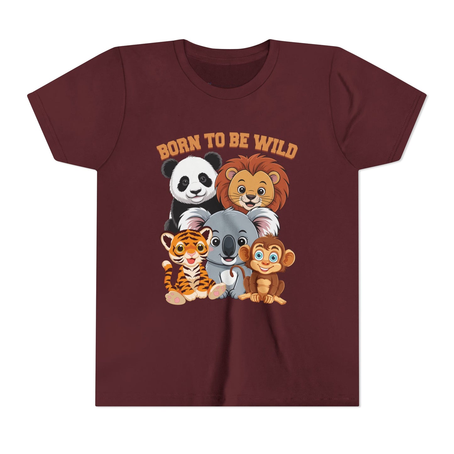 Born to Be Wild Animal Friends Kids T-Shirt