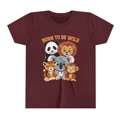 Born to Be Wild Animal Friends Kids T-Shirt