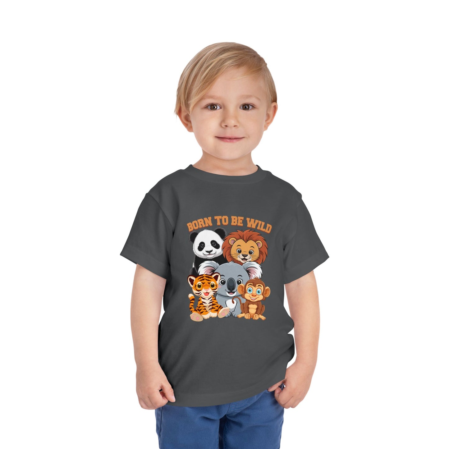 Born To Be Wild Cute Animals Toddler Tee - 8 colors
