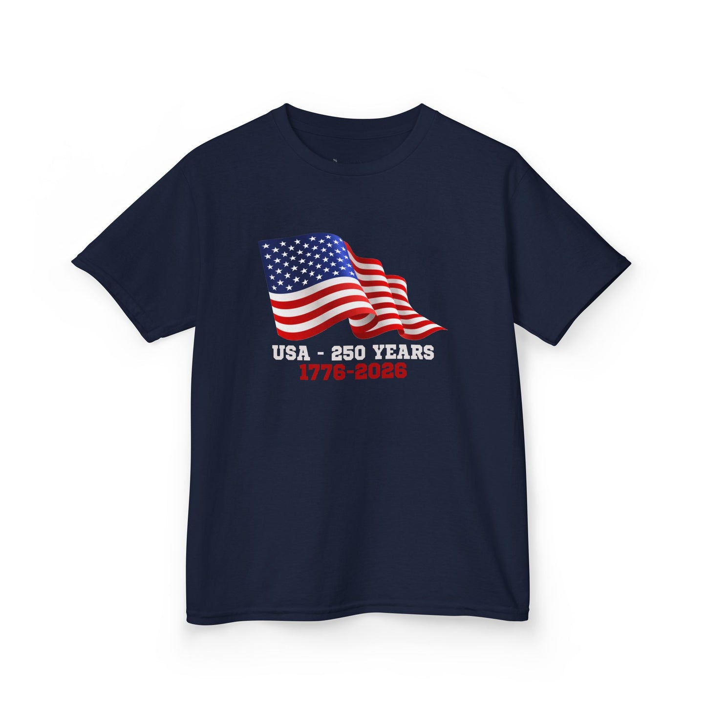 Kids' USA 250 Years Birthday 1776-2026 T-shirt - 15 colors