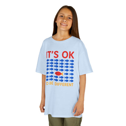 Kids' It's OK To Be Different Fishy Friends T-Shirt - 15 colors