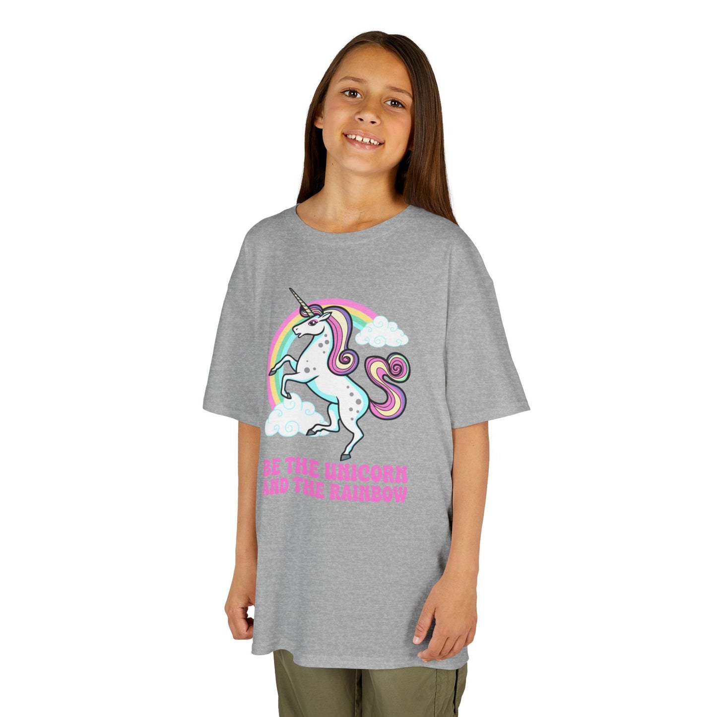 Kids' Be The Unicorn and The Rainbow T-Shirt - 17 Colors