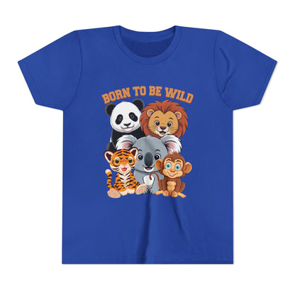 Born to Be Wild Animal Friends Kids T-Shirt