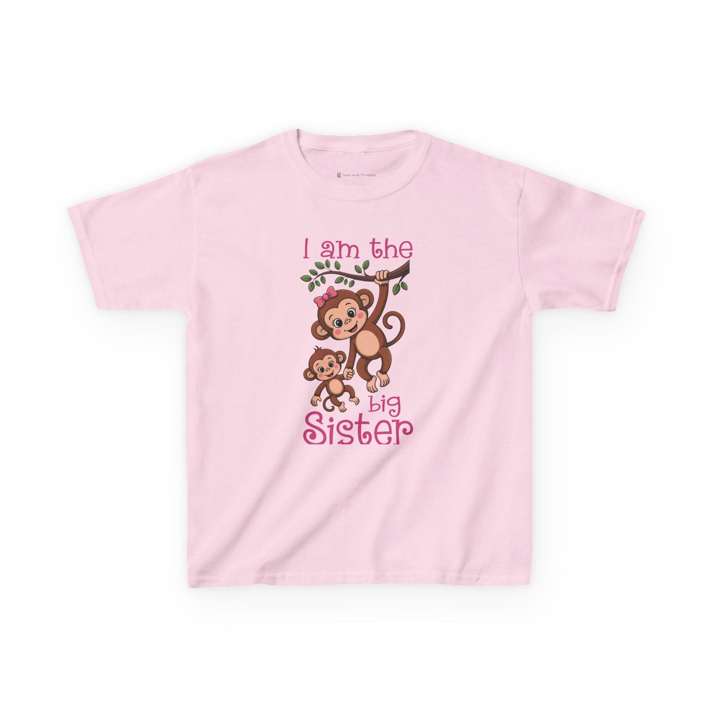 Kids' I Am The Big Sister T-Shirt - 13 colors
