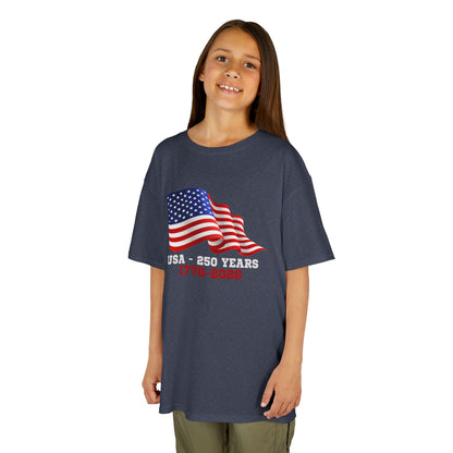 Kids' USA 250 Years Birthday 1776-2026 T-shirt - 15 colors