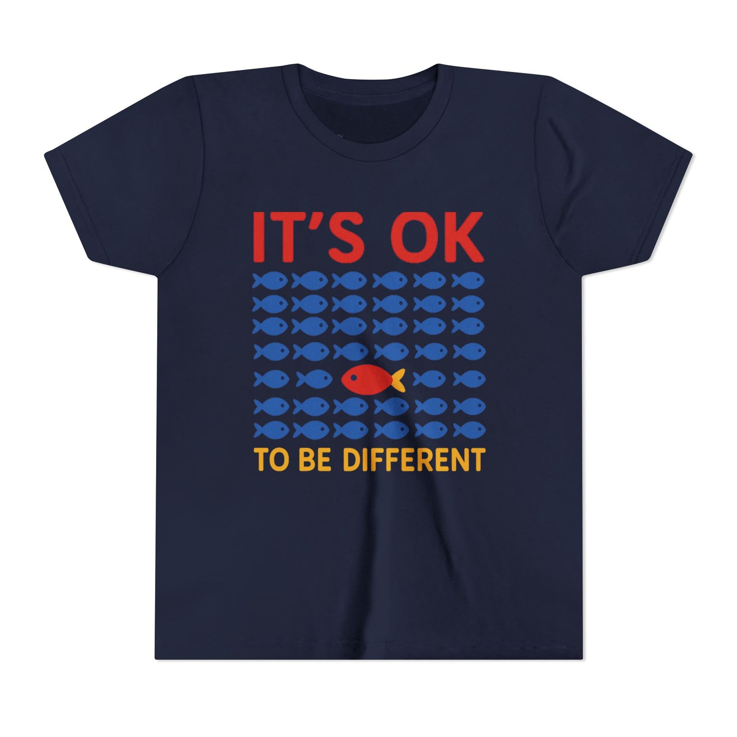 It's OK To Be Different Fishy Friends Kids T-Shirt