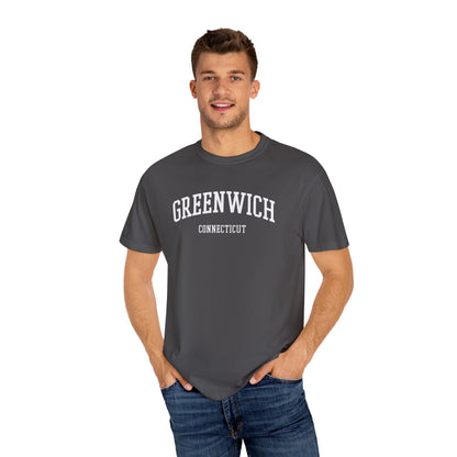 Greenwich CT Classic Block T-shirt - 15 colors