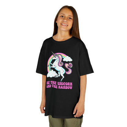 Kids' Be The Unicorn and The Rainbow T-Shirt - 17 Colors