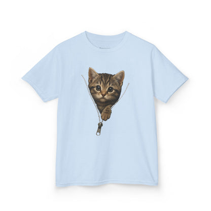 Kids' Peeking Kitten T-shirt - 14 colors